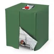 IBC Tote Cover 275 Gallon 420D Fabric Tank Protective 1000L Outdoor Cover Green