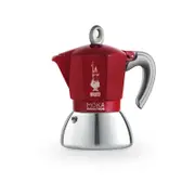 Bialetti Moka 4 Cup Induction Red Espresso Maker