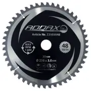 Timco - 0° Mitre Saw Blade (Size 250 x 30 x 48T - 1 Each)