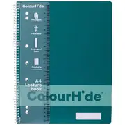 ColourHide A4 Lecture Book 140 Page Teal