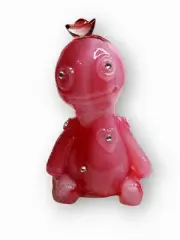 Voodoo doll figure.With 8 Swarovski crystals embedded.Keep away bad omens.3 inch