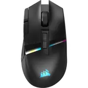 Corsair Darkstar Wireless Gaming Mouse - Black Backlit RGB LED - Optical - 10K DPI - 96g - Long Battery Life - Wireless & Bluetooth - 6 Programmable Buttons [CH-931A011-AP]