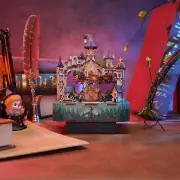 Magical Castle 3D DIY Rotating Music Box