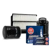 NGK Iridium IX Spark Plugs+NTK Filter Kit for Holden Calais Caprice Crewman LPG