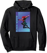[Marvel] Black Widow Halftone Pop Art Poster Pullover Hoodie