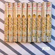 Fin Incense Sticks10 Hexagon Packets/200 Sticks -Jasmine- Free Postage