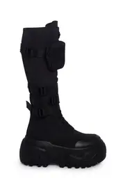 [Poster Grl] Mad Hustle Knee High Combat Boots