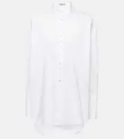 [The Row] The Row Oversized cotton poplin shirt AU 10 white