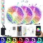 5050 RGB LED Strip Lights Waterproof 5m 10m 20m Bluetooth IR Controller