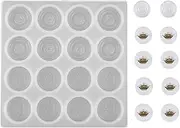 1Pc Checker Resin Mold for 3D Checker Game Pieces Making Epoxy Resin Casting Mold