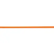 Sterling Silver 18Inch 4mm Tangerine Rubber Cord Necklace