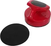 Yardwe Hockey Hitter Pusher Pad Lint Patches Table Hockey Accessories Lint Sticker for Pusher Air Hockey Paddle Pads Table Hockey Lint Stickers Replacement Patches Red Flannel