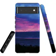 For Google Pixel 6 Case, Shielding Back Cover,Sunset At Henley Beach