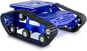 Robot Smart Car Chassis Kit Full Aluminum Alloy Tank Mobile Platform with 2WD Motors for Arduino/Raspberry Pi Robot Projects - Free Tools