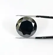Loose 8 Ct BLACK DIAMOND SOLITAIRE Excellent Cut AAA ! For Ring Making
