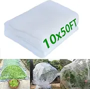 10x50FT Garden Mesh Netting Protection for Fruit Trees Vegetables Flowers Ultra Fine Plant Netting for Garden Protection for Patio Plants Outdoor Garden Mesh Covers
