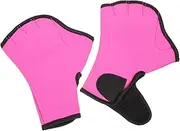 VANZACK 1 Pair Swim Gloves Diving Gloves Hand Paddles for Swimming Waterproof Mittens Adjustable Wrist Strap Men's Swimming Accessories