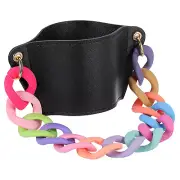 Water Bottle Carrier Holder with Multicolor Strap, 160x75mm Cup Holder, Black