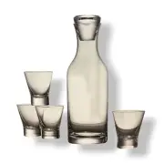Hotel Collection Clear 5-Piece Bottle & Shot Glass Decanter Set