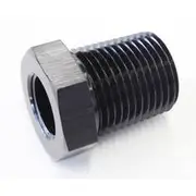 Aeroflow Temperature Probe Adapter, AF660-08BLK