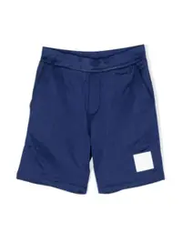 在飛比找Farfetch優惠-logo-patch casual shorts