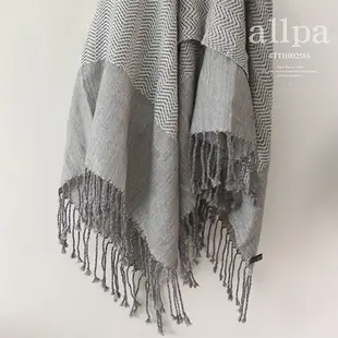 祕魯手工製珍稀羊駝披肩_大尺寸圍巾(布魯灰)