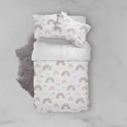 3D Rainbow Pattern Quilt Cover Set Bedding Set Pillowcases 111