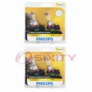2 pc Philips High Beam Headlight Bulbs for Smart Crossblade 2004 Electrical ma (for: Smart)