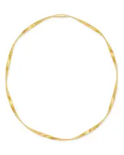 Marco Bicego 18K Yellow Gold Marrakech Twisted Collar Necklace, 16.5