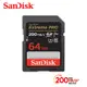 SanDisk Extreme Pro SDXC UHS-I(V30) 64GB 記憶卡(公司貨) 200MB/s