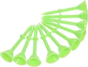 Alasum 10pcs Golf Tee Path Training Peg Golf Accessories Chrome Small Golf Spikes Practice Tees Soft Golf Holder Spike Professional Golf Stands Golf Ball Holders Light Green Abs re-usable