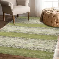 在飛比找momo購物網優惠-【Ambience】比利時Nomad現代地毯-綠茵(160x