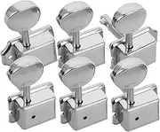 INOOMP 6pcs Vintage Electric Guitar Tuning Pegs Split Shaft Design for Quick Tuning Retro Style Machine Heads Stable Performance for Electric and Acoustic Guitars