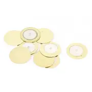 10 Pcs Electronic Components 15mm Piezoelectric Copper Buzzer Film Gasket