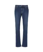 Jacob Cohen Nick Logo Patch Jeans 38,31 Blue