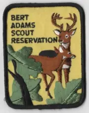 Bert Adams Scout Reservation BSA Patch BLACK Bdr. [CA3473]