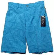 WALTER HAGEN Perfect 11 Men 30 Agave Malibu Blue Agave AOP 10" Shorts NEW