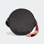 【ADIDAS 愛迪達】WAIST BAG ROUND 圓形小腰包 尼龍 黑色(FL9617)