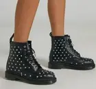 DR MARTENS 1460 STUD WANAMA BOOTS UK 5 EU 38 BLACK DOCS 27040001