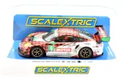 Scalextric "Pfaff" Porsche 911 GT3 R - Sebring DPR W/ Lights 1/32 Slot Car C4252