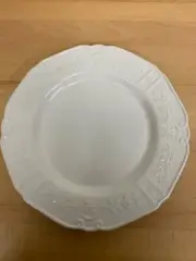 NEW CORNINGWARE TRADITIONS WHITE 11" LARGE PLATE salad dinner stoneware replace