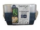 Bentgo Prep 3-Compartment Meal Prep Containers Boxes 20-Piece Set BGPRP3-NB NEW
