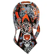 Just Ride Skull piston Bandana Biker Head wrap Skull cap Doo Capsmith Du rag Hat