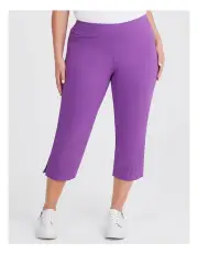 [Taking Shape] Expose Split Hem Crop Pant Mulberry
