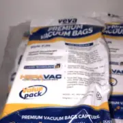 5 Pack Premium HepaVac Cloth Canister Vacuum Bags Designed for FJM