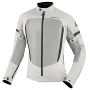 Alastor Ladies Grey Textile Motorcycle Jacket