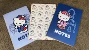 Hello Kitty Notebooks 3pack Lined Pages