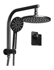 [Cefito] 9 Inch Handheld Round High Pressure Rain Shower Head Set Mixer Tap in Black
