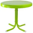 Northlight 22" Outdoor Retro Tulip Side Table, Lime Green