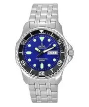 RATIO FreeDiver Professional Sunray Blue Dial Quartz 36JL140-BLU 200M Mens Watch